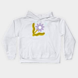 Purple flower Kids Hoodie